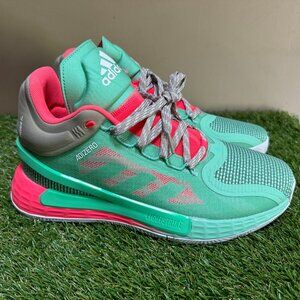 Adidas D Rose 11 Boardwalk Basketball Shoes FZ1274 Prism Mint Green Mens 9.5 NEW